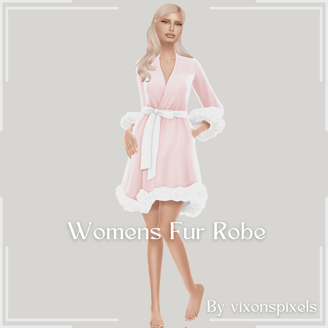 Халат Womens Fur Robe